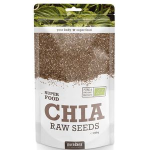 Purasana Superfoods Super Food Chia Raw Seeds Zaden en Bonen 200gr