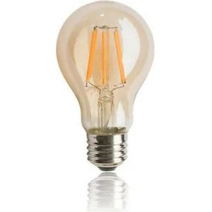 LED Filament Lamp E27 A60 2200K Warm Wit Amber Dimbaar  5W