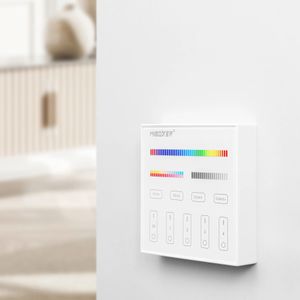 LED Wandbediening / Touch Dimmer RGB+CCT 4-Zone 220V