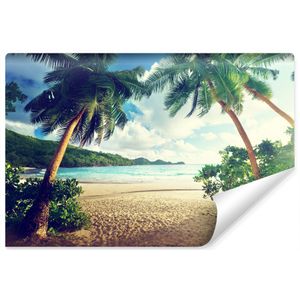 Fotobehang - Palmbomen paradijs, premium print, inclusief behanglijm