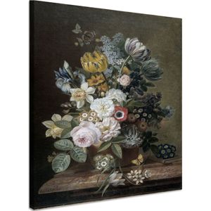 Schilderij - Eelke Jelles Eelkema, Stilleven, 1815 - 1839, 70x100cm