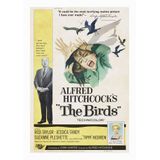 Poster - Alfred Hitchcock's The Birds, Originele Filmposter in zeer hoge kwaliteit print