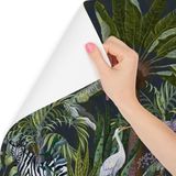 Fotobehang - Dieren in de Jungle, premium print, inclusief behanglijm