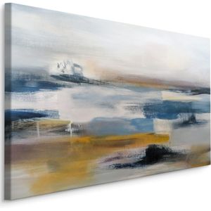 Schilderij - Abstract Landschap, Premium Print