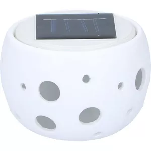 Grundig 90048 Zonnelampen – Set Van 3 Vierkante Led-spots, Roestvrij Staal, Warm Wit Licht, Automatische Sensor, 6-8 Uur Brandduur