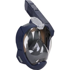 Khroom Snorkelmasker Volwassenen Volledige Masker Onze BESTE CO2 Veilige Opvouwbare Snorkel Duikmasker Seaview Pro Voor Snorkelen Gezichtsmasker Met Camerapositie L Xl Zwart 2708037104