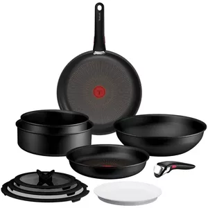 Tefal Opti'Space Batterie de cuisine 6 pièces Faitouts 18/20/24 cm