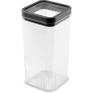 Secret de Gourmet - Set van 7x keuken voorraadbussen/potten glas RVS
