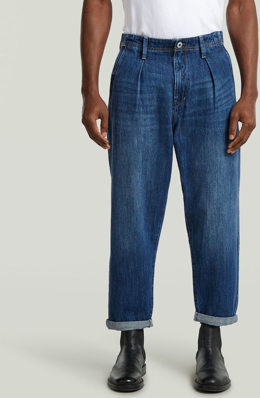 Chino - Anders - Pleated Denim Relaxed Tapered - Heren