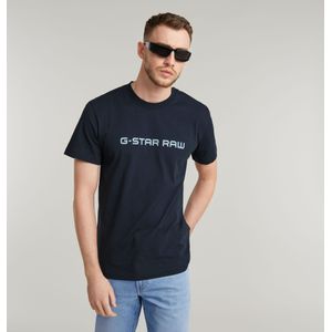 Corporate Script Logo T-Shirt - Donkerblauw - Heren
