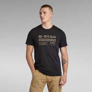 Distressed Originals Slim T-Shirt - Zwart - Heren