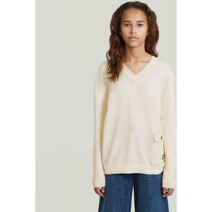 Sweater Knit voor meisjes - Wit - meisjes