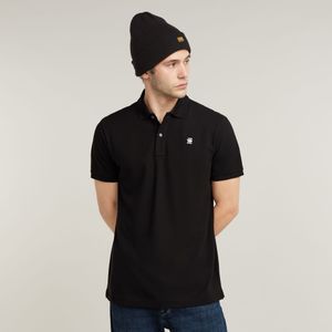 Dunda Slim Polo - Zwart - Heren