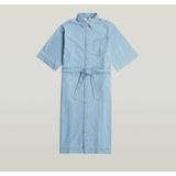 Carter Denim Overhemdjurk - Lichtblauw - Dames