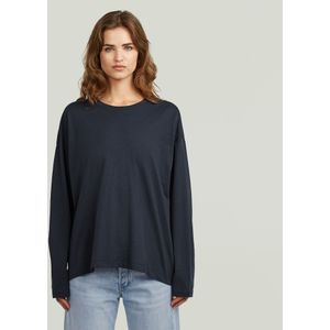 Oversized T-shirt - Donkerblauw - Dames