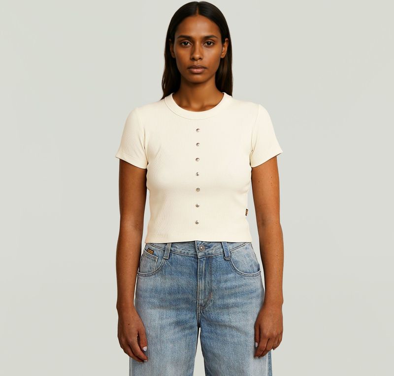 Heritage Hardware Baby T-shirt - Wit - Dames