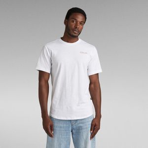 Back Graphic Lash T-Shirt - Wit - Heren