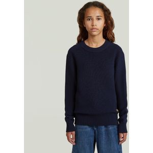 Vest Fisherman voor meisjes - Donkerblauw - meisjes