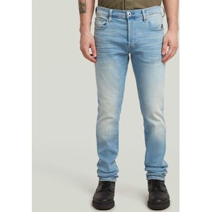G-Starvoor mannen. D27319-8968-8436 Jeans 3301 Slim blauw (28/30), Casual, Denim, Biologisch katoen, Duurzaam