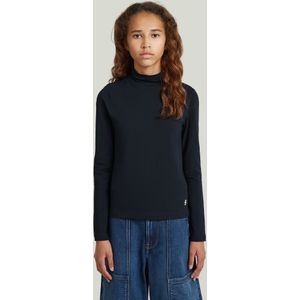 Top Slim voor meisjes - Donkerblauw - meisjes