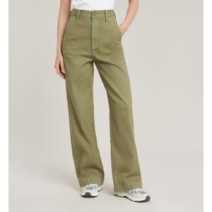 Deck 2.0 High Loose Chino - Groen - Dames