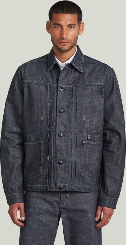 Selvedge Denim Jack - Donkerblauw - Heren