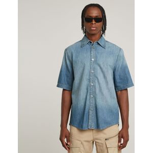 Regular Denim Overhemd - Lichtblauw - Heren