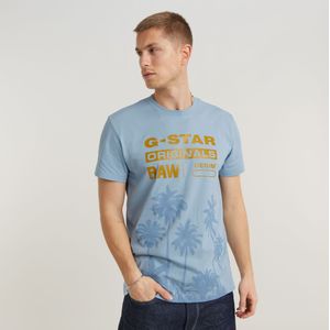 Palm Originals T-Shirt - Lichtblauw - Heren