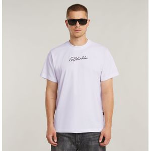 Autograph Loose T-Shirt - Wit - Heren