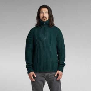 Gebreide Trui Chunky Skipper - Groen - Heren