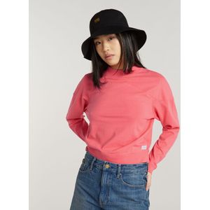 Constructed Loose Col Top - Roze - Dames
