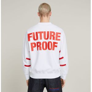 WVB Unisex Oversized Sweatshirt - Wit - Heren