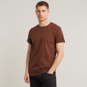 Slim Base T-Shirt - Bruin - Heren