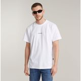 Center Chest Logo Loose T-Shirt - Wit - Heren