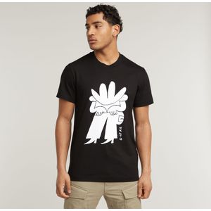 Boots Illustration T-Shirt - Zwart - Heren