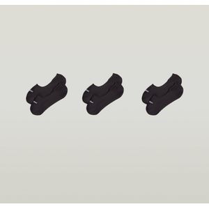 Invisible Sokken 3 Paar - Zwart - Dames