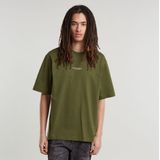 G-Star - D24780-C336-B230 - Boxy T-shirt - Groen - Korte Mouwen - Biologisch Katoen