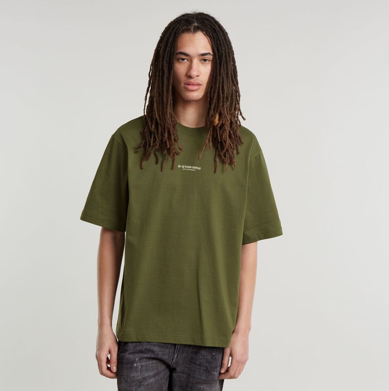 G-Star - D24780-C336-B230 - Boxy T-shirt - Groen - Korte Mouwen - Biologisch Katoen