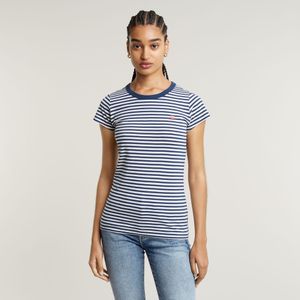 Striped Slim Top - Meerkleurig - Dames