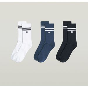 Stripe Sokken 3 Paar - Meerkleurig - Heren