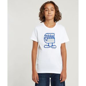 Kids T-Shirt Comic - Wit - jongens