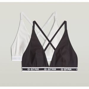 Multiway Triangle Bralette Set van 2 - Meerkleurig - Dames