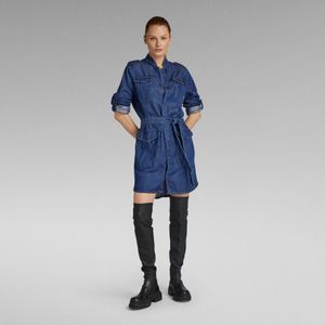 Denim Field Jurk - Donkerblauw - Dames