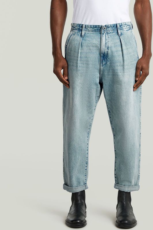 Chino - Pleated Denim Relaxed Tapered - Anders - Heren