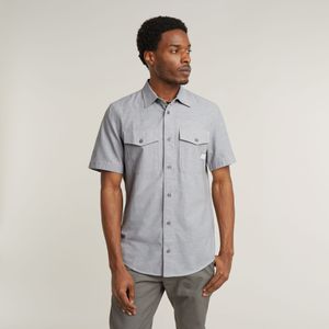 Marine Slim Shirt - Meerkleurig - Heren