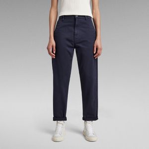 Boyfriend Tapered chino - Donkerblauw - Dames