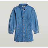 Carter Denim Overhemdjurk - Lichtblauw - Dames