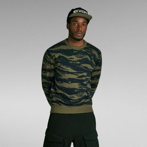 Tiger Camo Sweater - Meerkleurig - Heren