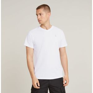 Base V-Hals T-Shirt - Wit - Heren