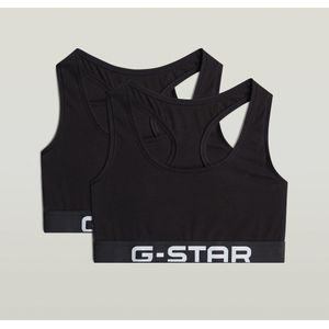 Racerback Bralette Set van 2 - Zwart - Dames